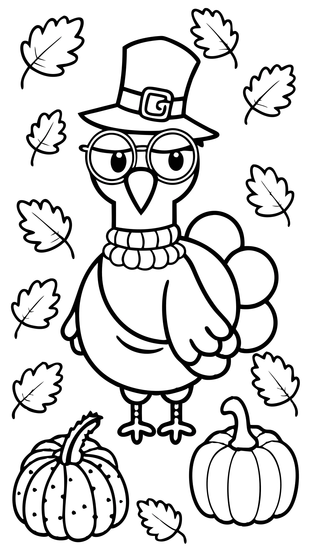 funny turkey coloring pages